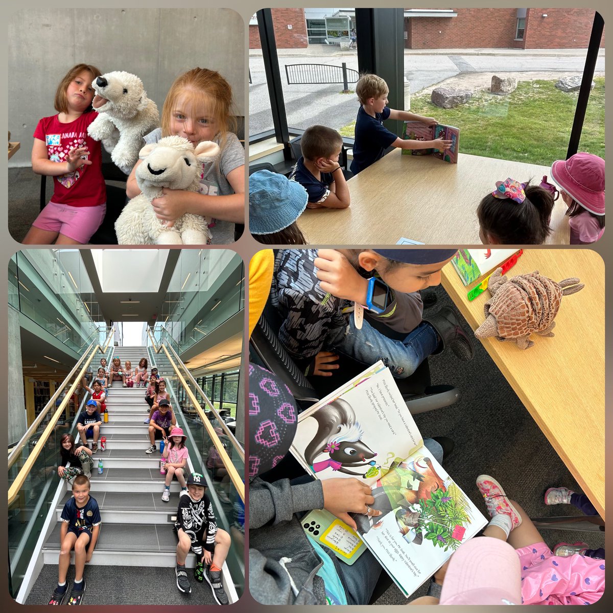 Campers love visiting the Harris Learning Library! Beautiful space to learn and explore. 
#AnimalKingdomCamp
#NipissingUniversity
#YouthCamps