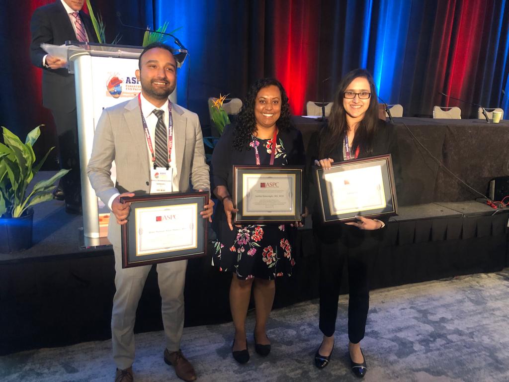 TabithaLobo's tweet photo. Glad to have attended #ASPC2023- it was well-organized, fun &amp; educational, with topics that were current, applicable &amp; relevant to the world of preventive cardiology.
Honored to have received first place in the early career research competition! Thanks to @ASPCardio &amp; my mentors. https://t.co/3N7mkY4Zpf