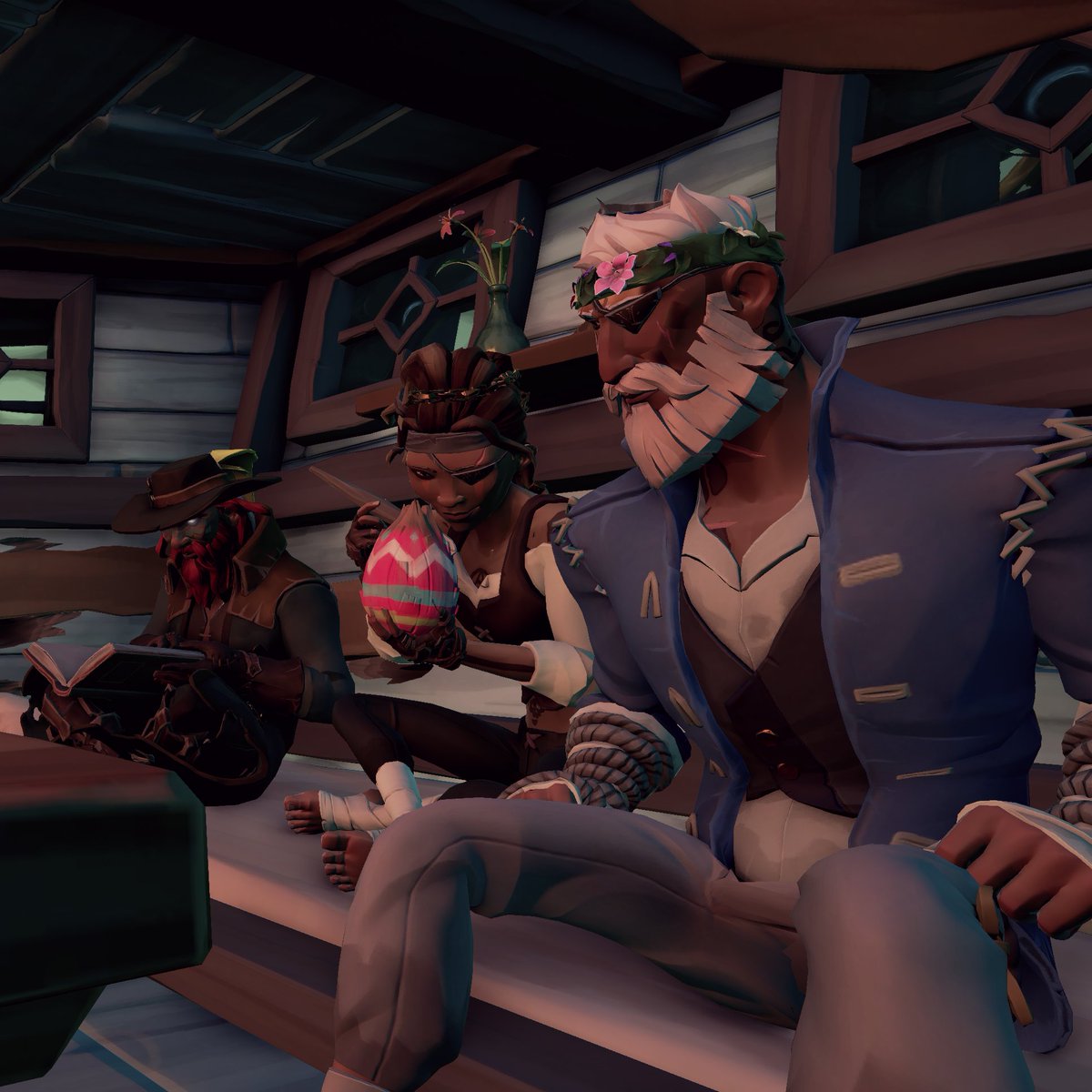 LIVE! It's a GALLEON type of VIBE! Kickin it with @KeepinitTwisted, @pinyinxx, and @solkku! Adventure awaits with these prime time flippin vibers!

-> https://t.co/FNTogjT9Xl <-
#SeaOfThieves https://t.co/4ISFIhHmDs