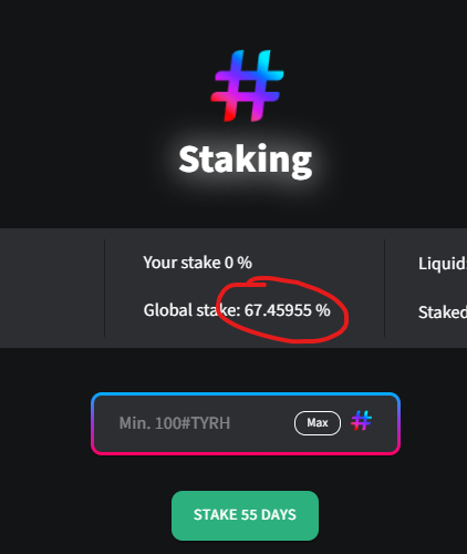 PLSMAFIA (@_tyrh_) on Twitter photo 67% of all #TYRH is staked on #Pulsechain! 💪
#Hexicans showing they really want that <a href="/InternetMoneyio/">Internet Money | Crypto Wallet</a> claim❤️🔥🔥 67% of all #TYRH is staked on #Pulsechain! 💪
#Hexicans showing they really want that <a href="/InternetMoneyio/">Internet Money | Crypto Wallet</a> claim❤️🔥🔥