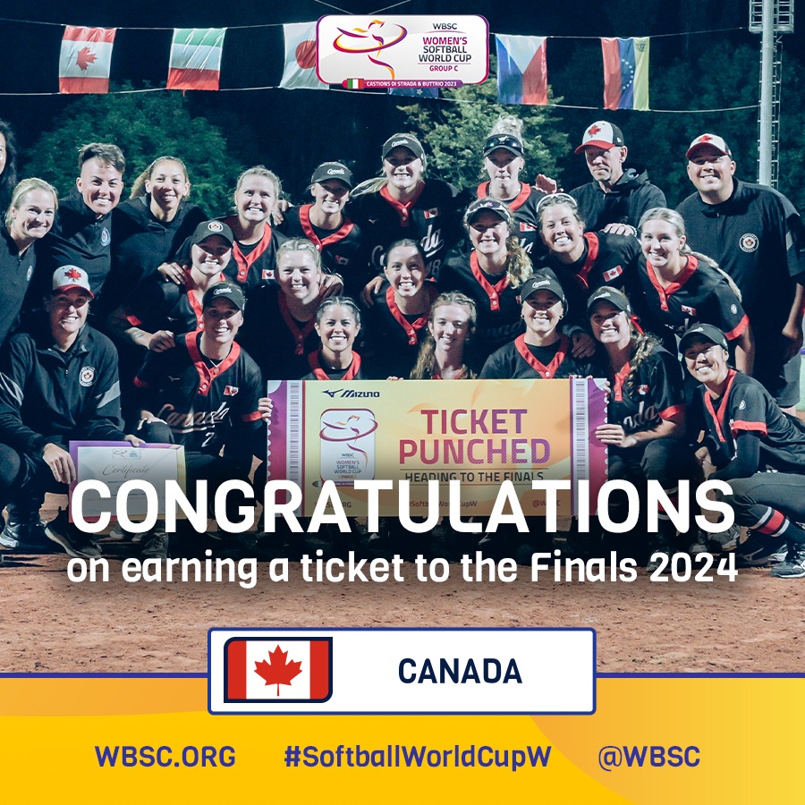🇨🇦 Canada advance to the Finals!

💪🥎 Congrats <a href="/SoftballCanada/">Softball Canada</a>! 

#SoftballWorldCupW