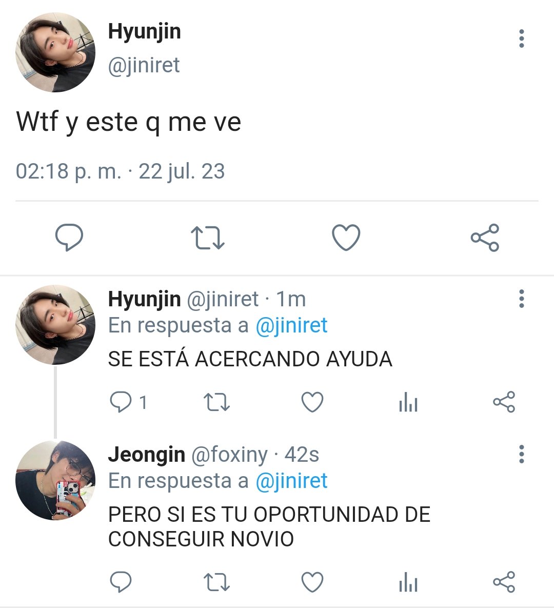 carnsinmyhead's tweet photo. AU HyunIn → Stress 

Donde Hjn tiene a un par de chicos detrás de él, pero los rechaza ya que siente que algo que no cuadra en esos chicos. ¿Será esta la única razón? https://t.co/R7MS5sgpYB