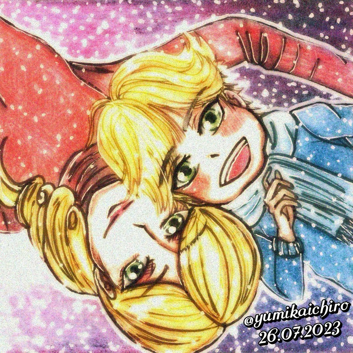 Emilie & Adrien 💗
#MiraculousLadybug #AdrienAgreste #EmilieAgreste #Fanart #Miraculous