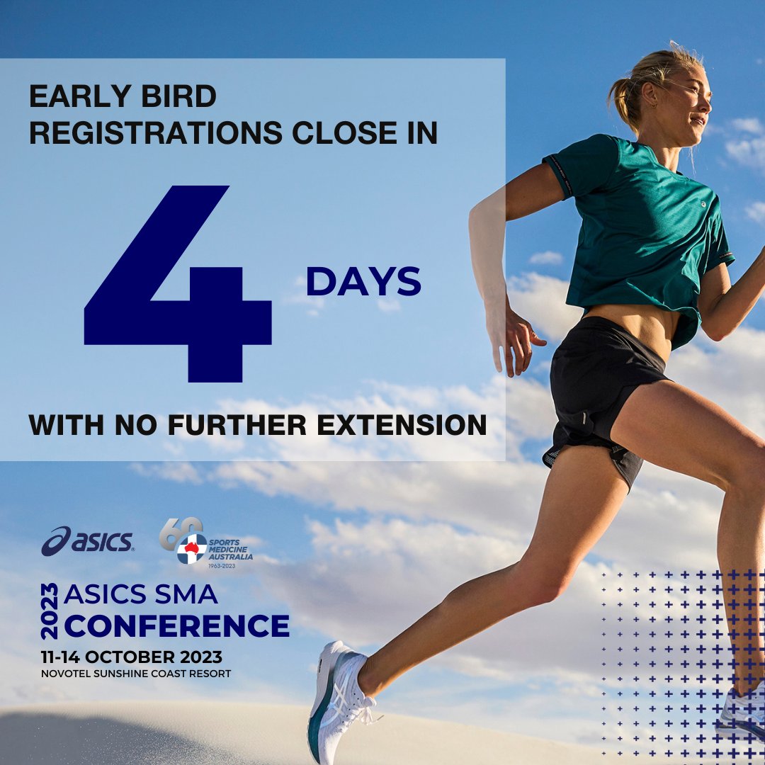 The countdown is on. Early bird registrations close in four days with no further extension. #ASICSSMA2023 

Reason #4 to attend the Conference – High-quality research across a comprehensive schedule of free paper presentations.

👉 Register now: zurl.co/F8iI