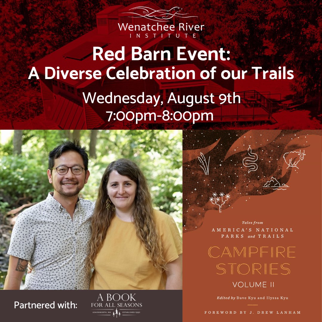 Join WRI and @ABookFAS to welcome Ilyssa and Dave Kyu, editors of the beloved Campfire Stories books. Inspired by stories of America's national parks and trails, this event will celebrate the diversity of those who appreciate the natural world.