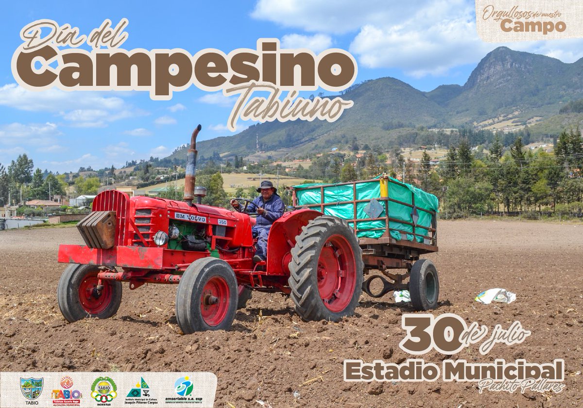 ¡Este 30 de julio, únete a nuestra celebración que agradece la incansable labor de todos aquellos quienes con sus manos labran la tierra: 𝐍𝐮𝐞𝐬𝐭𝐫𝐨𝐬 𝐜𝐚𝐦𝐩𝐞𝐬𝐢𝐧𝐨𝐬!