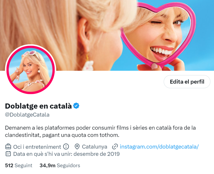 DoblatgeCatala's tweet photo. 34.933 seguidors!!! Ens ajudeu a arribar a 35.000? https://t.co/mazizr6zwn
