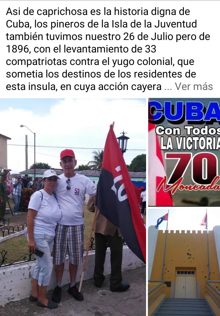 leopadincruz3's tweet photo. #IslaDeLaJuventud 
#70Moncada https://t.co/1XV9x84nIR