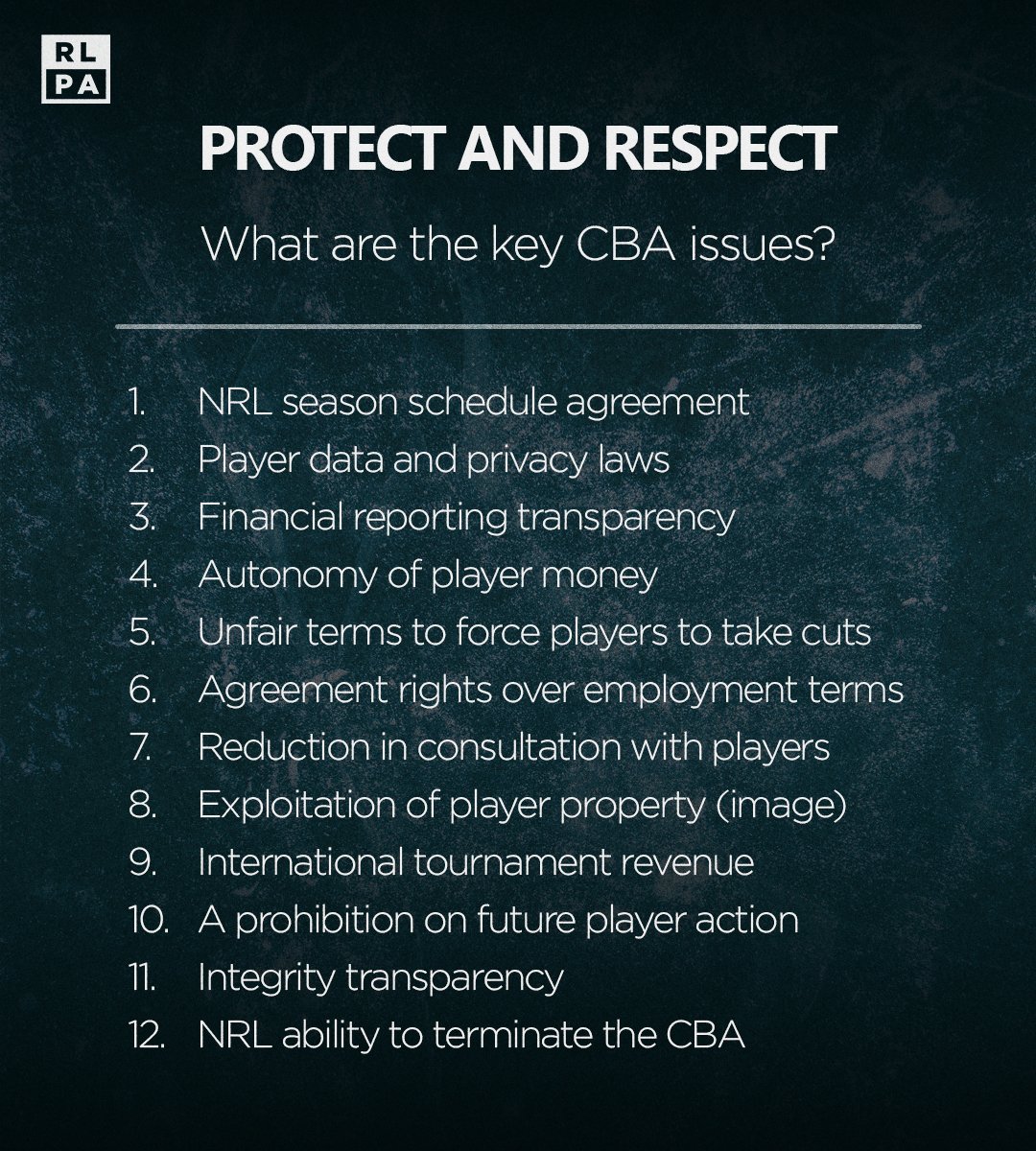 RLPA | Rugby League Players Association tweet media