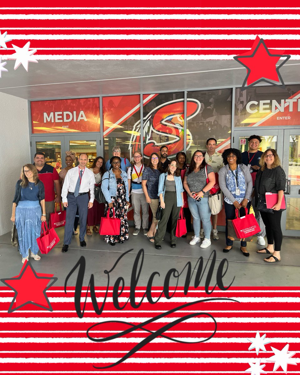 Introducing the newest members of our Santaluces family! We are so excited to have this talented group join our staff! Welcome to Chief Country! @Prin_Robinson @southPbcsd @RachelCapitano @pbcsd @TeachPalmBeach