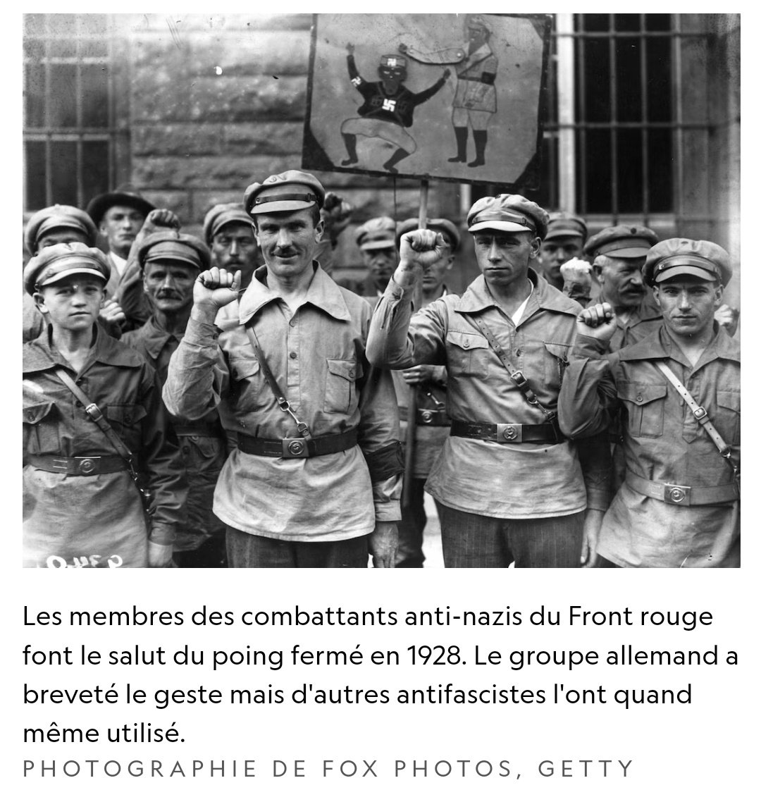 MlleAC1's tweet photo. "L'histoire du poing levé, #symbole mondial de la #lutte contre l'oppression"
#PointLevé ✊🏽✊🏼✊🏿✊🏾✊ #RaisedFist
#Histoire
https://t.co/qPo6OLgcvK https://t.co/TpPTMuBjqv