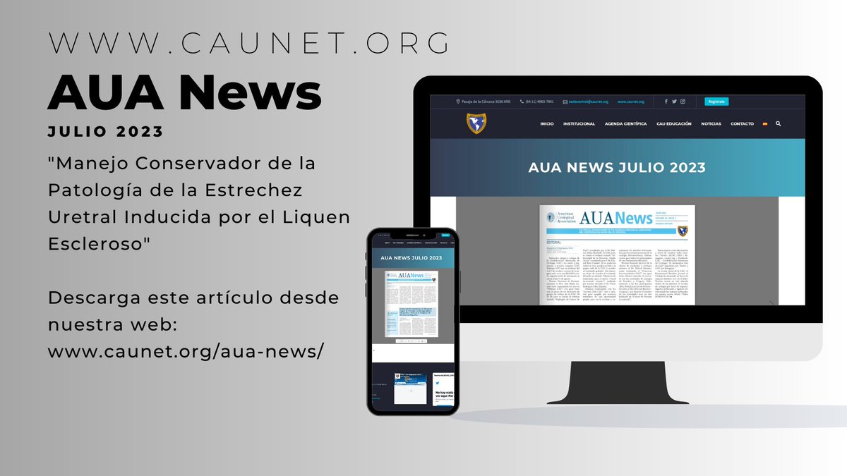 CAU_URO's tweet photo. 🔔Manejo Conservador de la Patología de la Estrechez Uretral Inducida por el Liquen Escleroso🔔
🩺Descarga este artículo desde nuestra web:
👉🏼 https://t.co/TbjyoaFbU0

 #cau_educación #Urología #urologysurgery #urologylife #auanews #SomosCau 
#saude
#salud
#healthylife https://t.co/P0GtOG8tIA