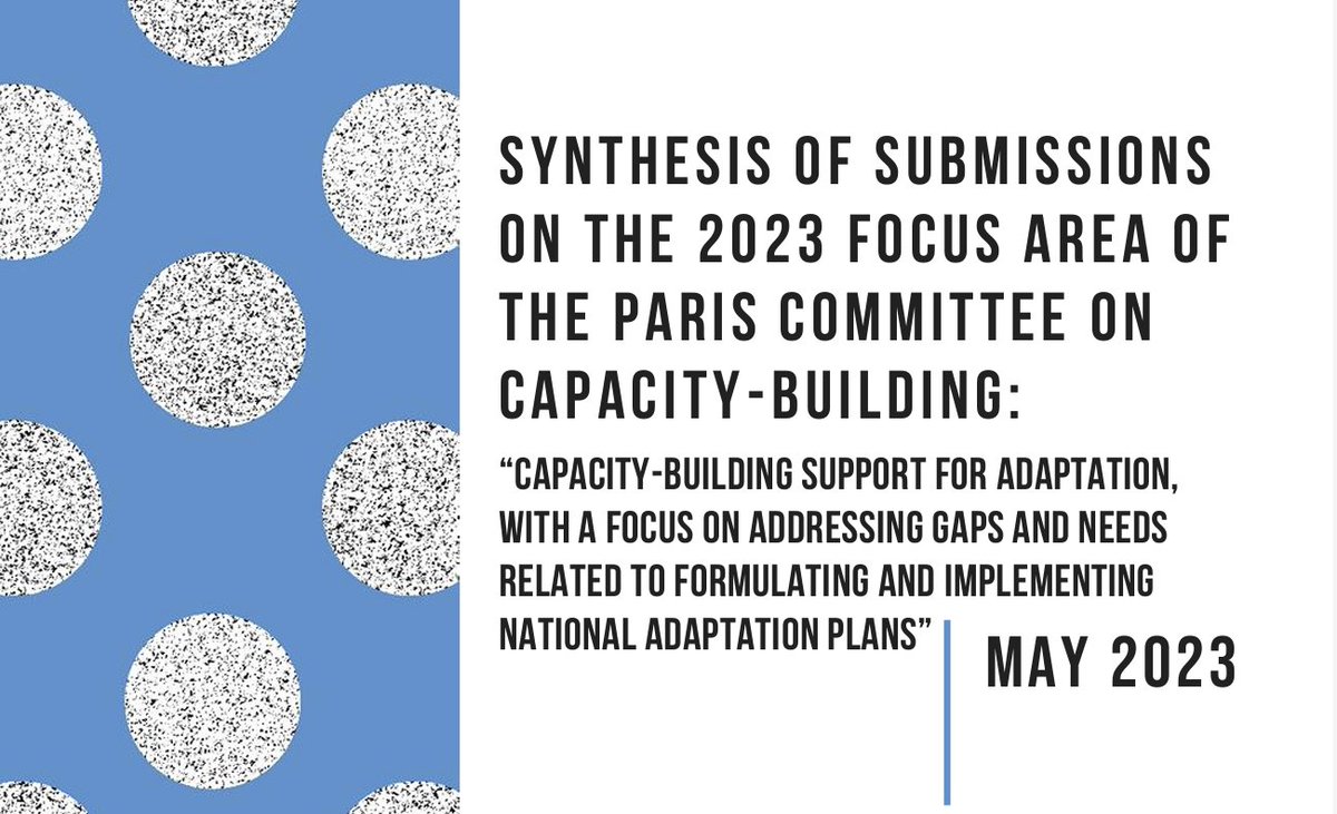 landpolicy's tweet photo. We’re proud to share that many of @landpolicy’s suggestions and capacity-building resources are included in @UNFCCC’s “Synthesis of Submissions on the 2023 Focus Area of the Paris Committee on Capacity-Building” report. https://t.co/wiTSSMz8vy
