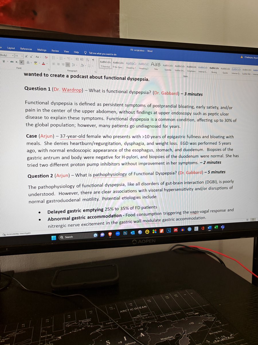 Chatterjee_MD's tweet photo. Another #KNOWSHOW episode recorded - #FunctionalDyspepsia with @ScottGabbardMD
Often misdiagnosed, affecting up to 30% 🌎population. We explored the pathophysiology, diagnosis, prognosis, and management of this 🧠💩🤢 disorder
🎙️Out soon
@Mud_Fud @CCF_IMCHIEFS #ccfgifellows https://t.co/bukrRntMbG