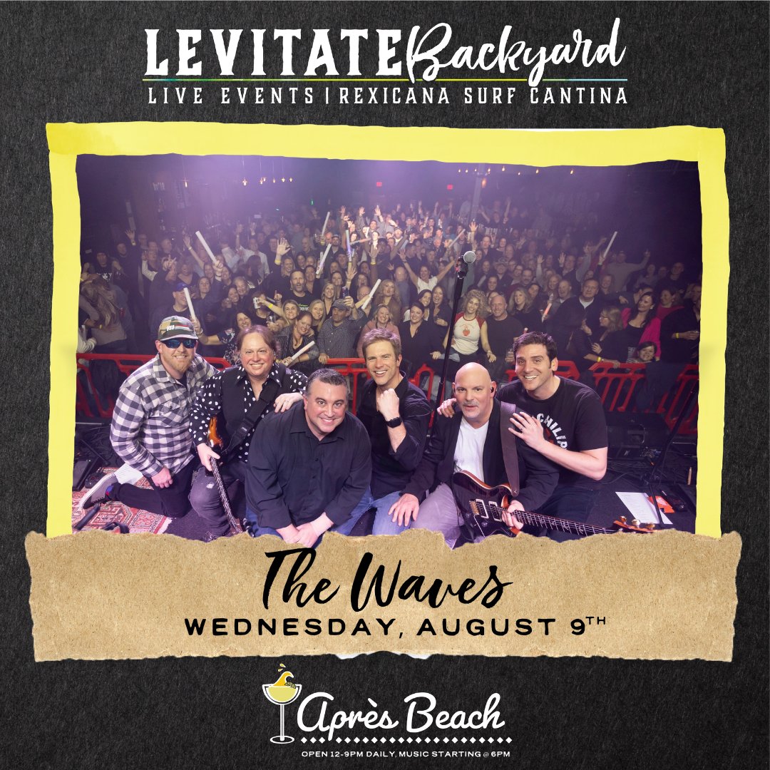 The Waves at Levitate Backyard!! - mailchi.mp/e11a2cfb5e01/t…