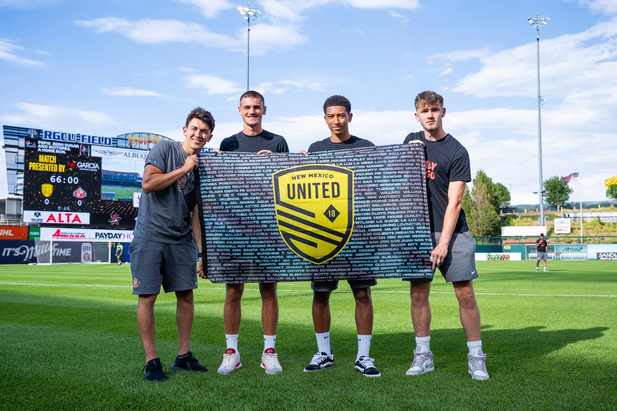 A week ago, we played the biggest international match in New Mexican history ✨

Sunderland supporters arrived at the Land of Enchantment from as far as England, bringing an infectious aura that positively impacted our community ❤️‍🔥 You Mackems are always welcome! #DidYouSeeThat