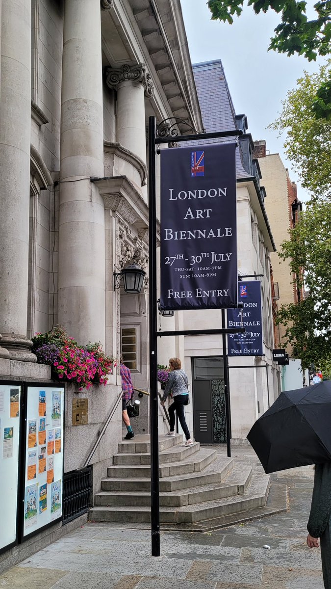 Have a piece in the Biennale, running this week. Open for free to the public. Chelsea.#londonartbiennale #londonbiennale #art #artopening