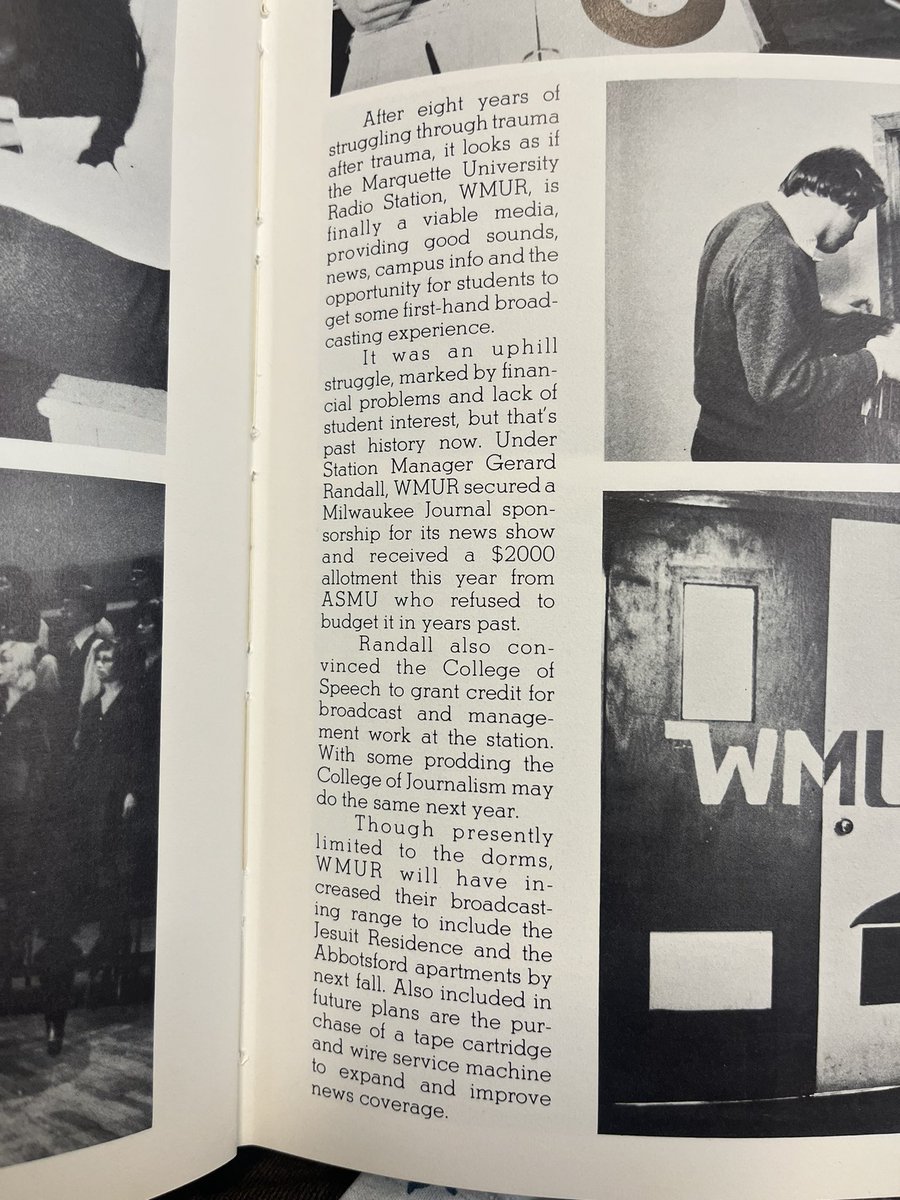 Found some stuff on <a href="/marquetteradio/">Marquette Radio</a>’s history at an antique store - revamping the station in ‘74, and reflecting on the following success in ‘75 - really cool to unpack the stations history