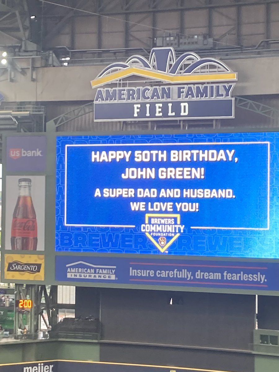laura_themuther's tweet photo. Didn’t realize @sportswithjohn was 50 yet. That’s the thing about age, it demands to be felt https://t.co/ONjrjYma2z
