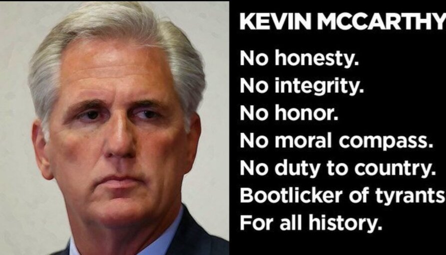 @SpeakerMcCarthy promised to remove Eric Swalwell & Adam Schiff from all committee assignments!! LIES! As of today BOTH of them sit on the Homeland Oversight Committee & others! He's broken every promise he made! GREAT JOB @HouseGOP for VOTING THIS JERKOFF to be Speaker!🙄