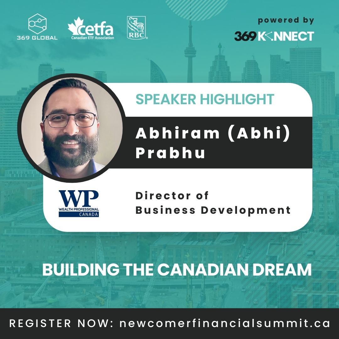369 Global (@369global) on Twitter photo Want to hear from Abhi from <a href="/WealthProCA/">Wealth Professional Canada</a>? Join our Financial Summit for Newcomer Advisors that is taking place tomorrow - July 27th - from 1:00 – 6:00 PM EST at 📍RBC Waterpark Place
REGISTER OR LEARN MORE: newcomerfinancialsummit.ca Want to hear from Abhi from <a href="/WealthProCA/">Wealth Professional Canada</a>? Join our Financial Summit for Newcomer Advisors that is taking place tomorrow - July 27th - from 1:00 – 6:00 PM EST at 📍RBC Waterpark Place
REGISTER OR LEARN MORE: newcomerfinancialsummit.ca