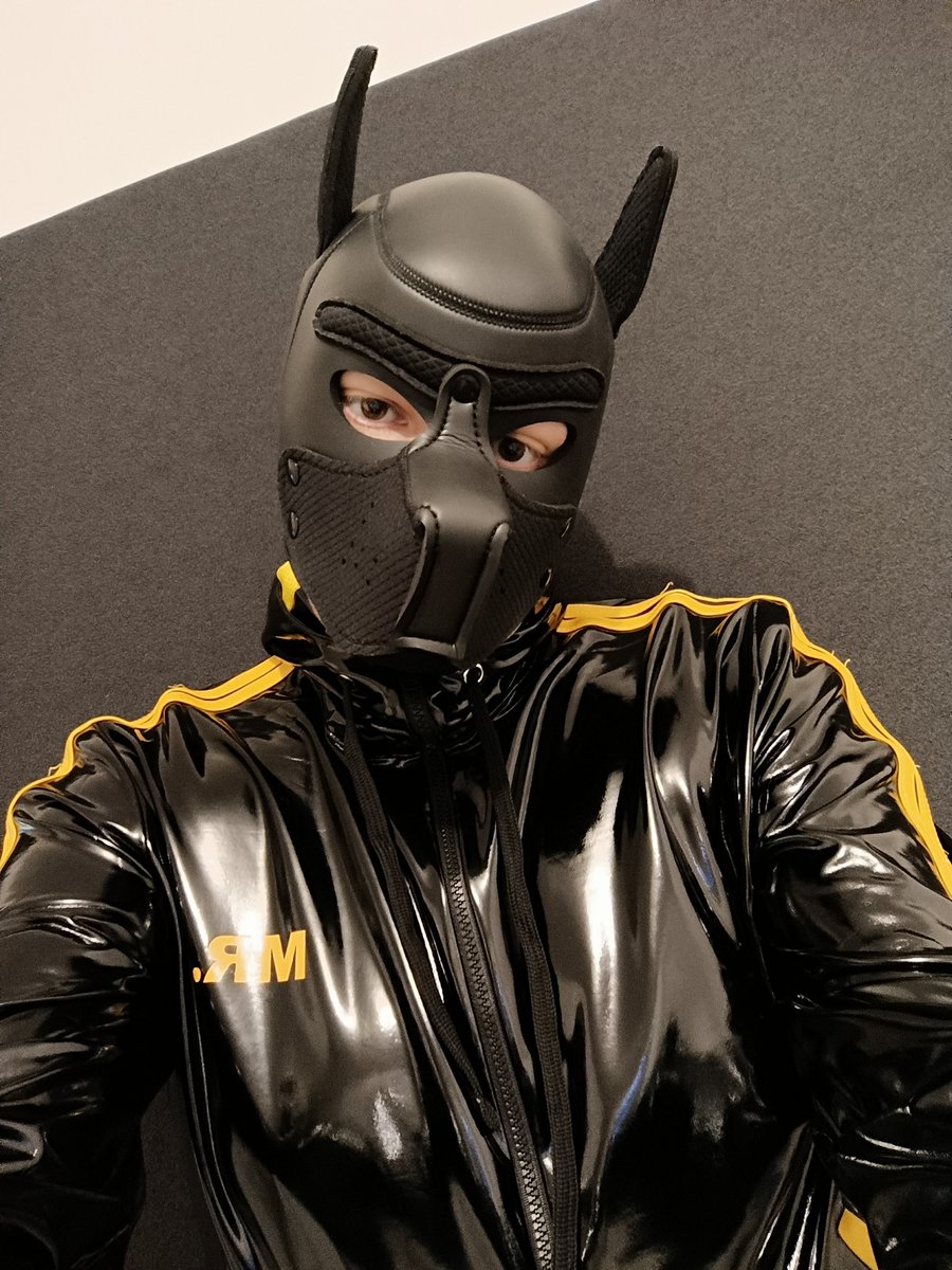 New PVC suit 👀😈 Cannot wait to be used with it on me !