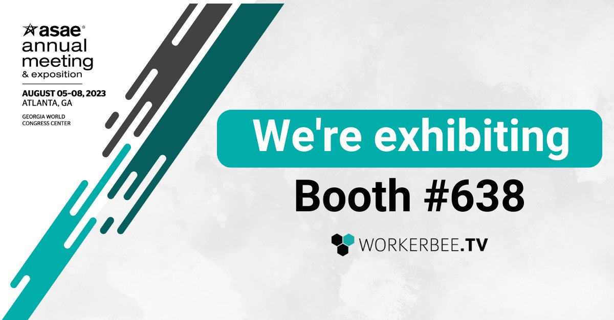 🐝 Excited for ASAE Annual? Elevate your experience with WorkerBeeTV! Visit Booth #638 to transform your digital engagement and unlock new revenue. 
Don't want to wait? Secure your spot now: hubs.ly/Q01YGsRL0