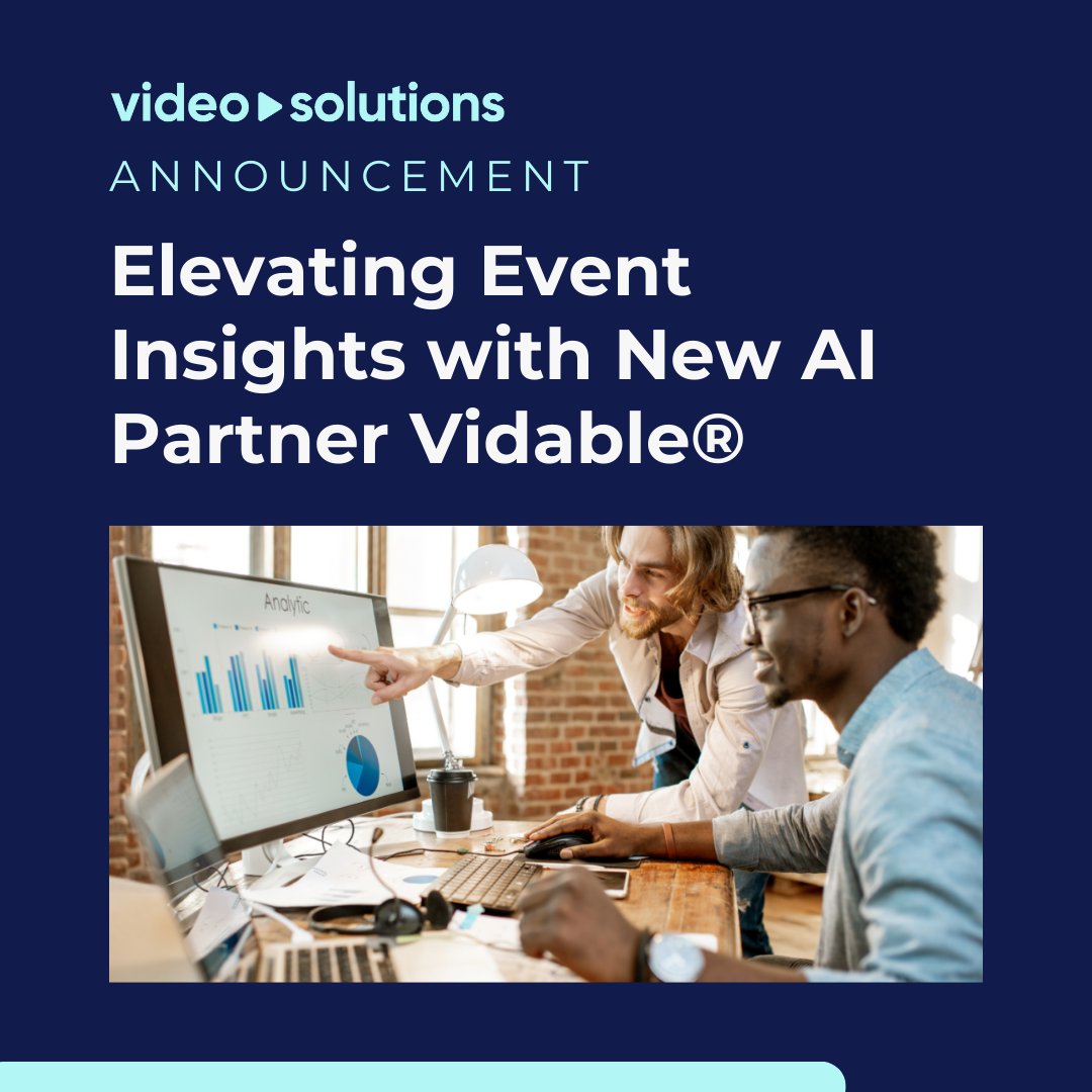 vidsolutionspro's tweet image. We are excited to announce that Video Solutions is partnering with fellow Sonic Foundry brand, Vidable®, to develop an innovative solution that will take event insights to the next level.

Read more about this partnership at bit.ly/3YaK2pE.