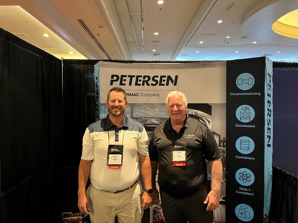 Andy Plyler- General Manager, and Nick Despain- VP Business Development are drumming up nuclear business at the American Glovebox Society conference this week. 

Petersen Inc. has been manufacturing gloveboxes for the nuclear industry for the past 20 years.