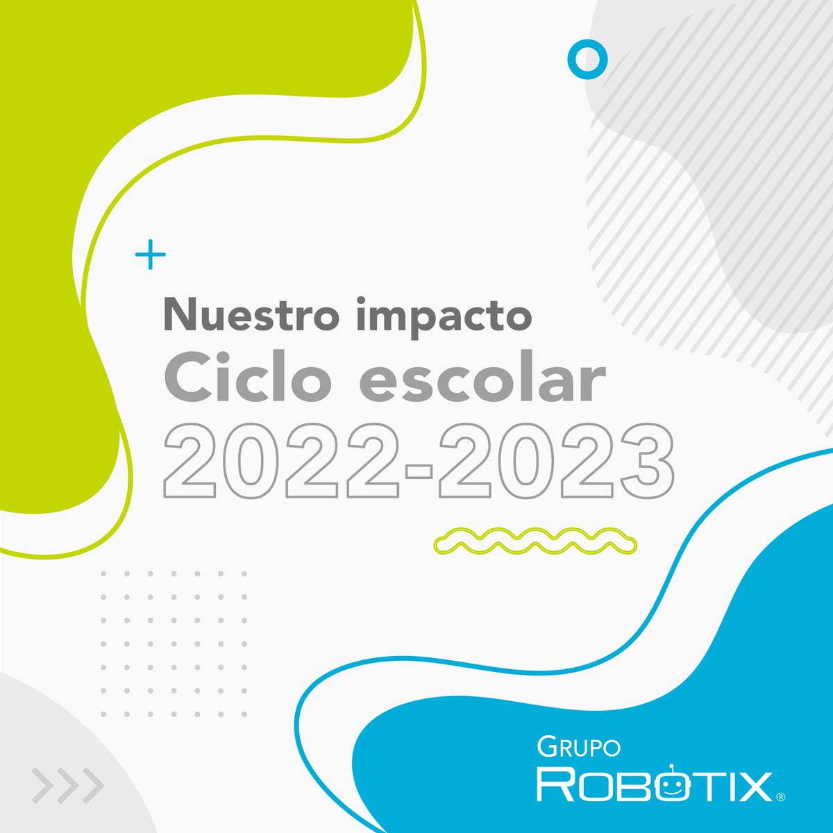 Fund_RobotiX's tweet image. ¡Durante el ciclo escolar 22-23 logramos un gran impacto como Grupo RobotiX! En conjunto con las escuelas, organizaciones, empresas y aliados para seguir impulsando la educación a través del Juego, la Robótica y las STEAM.

@SoyRobotiX @Fund_RobotiX

#SoyRobotiX #FundaciónRobotiX
