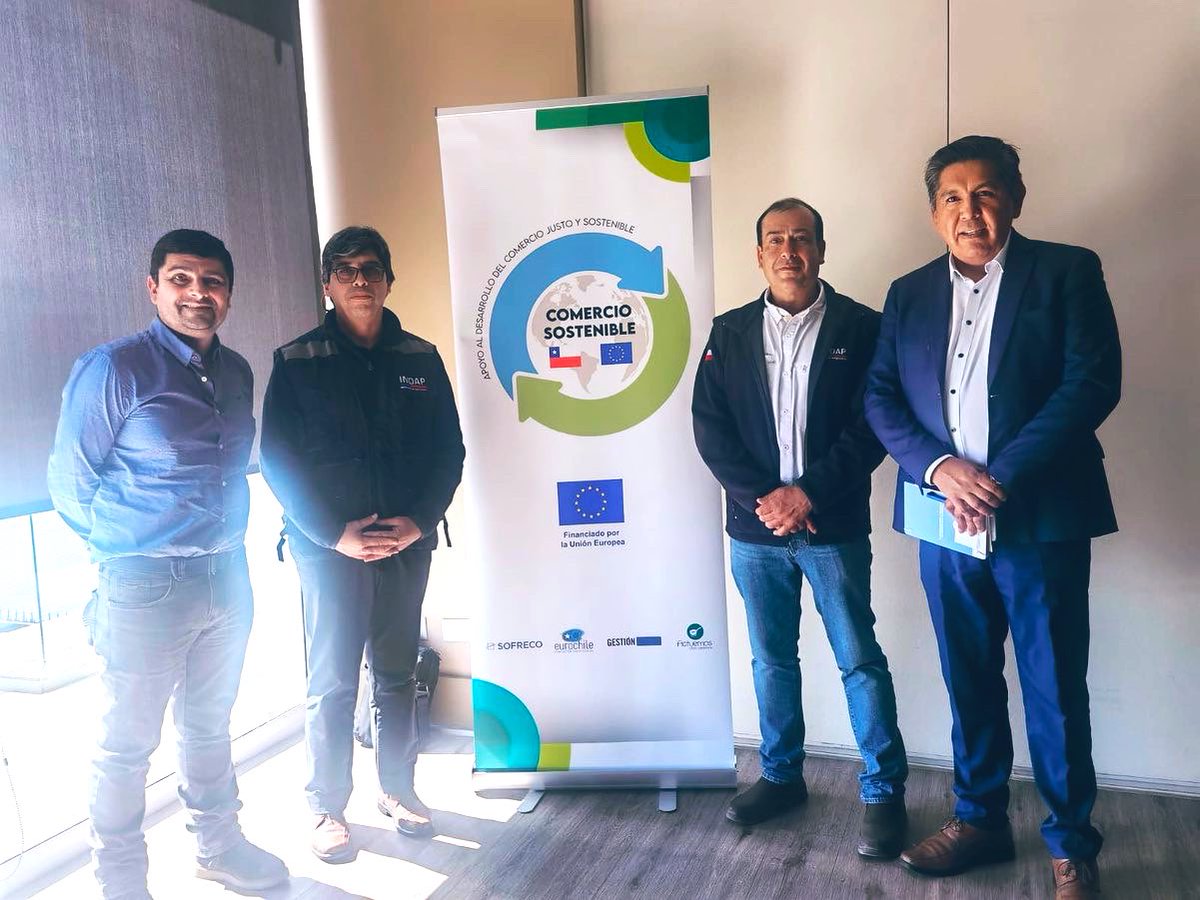 indapantofa's tweet photo. ✅Hoy participamos del Taller de Comercio Justo que tuvo cita en el Hotel Terrado de Antofagasta.🤝🏼💲
Participaron; la Unión Europea @ueenchile , Corfo @corfochile. ProChile @prochilecl e Indap Antofagasta. https://t.co/b040ApcVMf