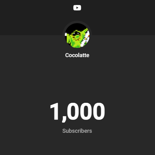 Just hit 1000 subscribers on YouTube! 🎊

This is only the beginning 🍪