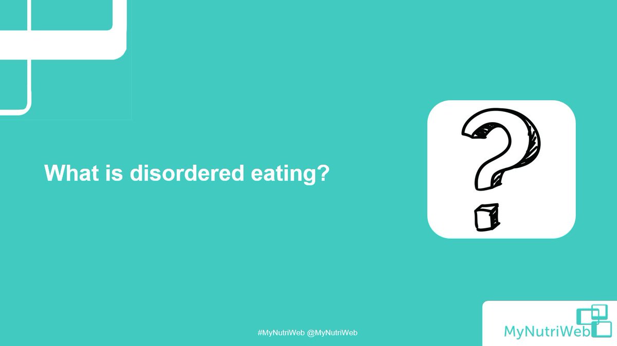 MyNutriWeb's tweet photo. What is disordered eating?💭 🤔 🥙
“Disordered eating sits on a spectrum between normal eating & an eating disorder & may include symptoms & behaviours of eating disorders, but at a lesser frequency or lower level of severity.”
#MNWDisorderedEating #MyNutriWeb https://t.co/5DqMc4X9lx