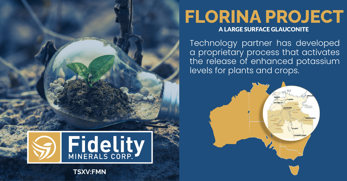 FidelityMinCorp's tweet photo. $FMN.V #tsxv #fidelityminerals #greensands #fertilizer #organic #glauconite #australia #florina #potash #phosphate #potassium https://t.co/Lv8NnHemEC
