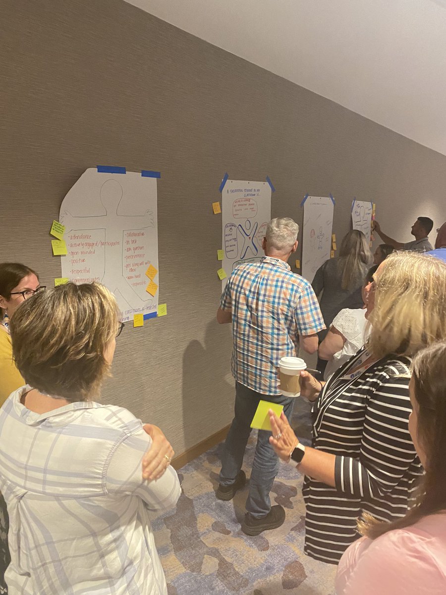 #Minneapolis #SI2023
<a href="/AVID4College/">AVID</a>  Doing the work! Gallery walk