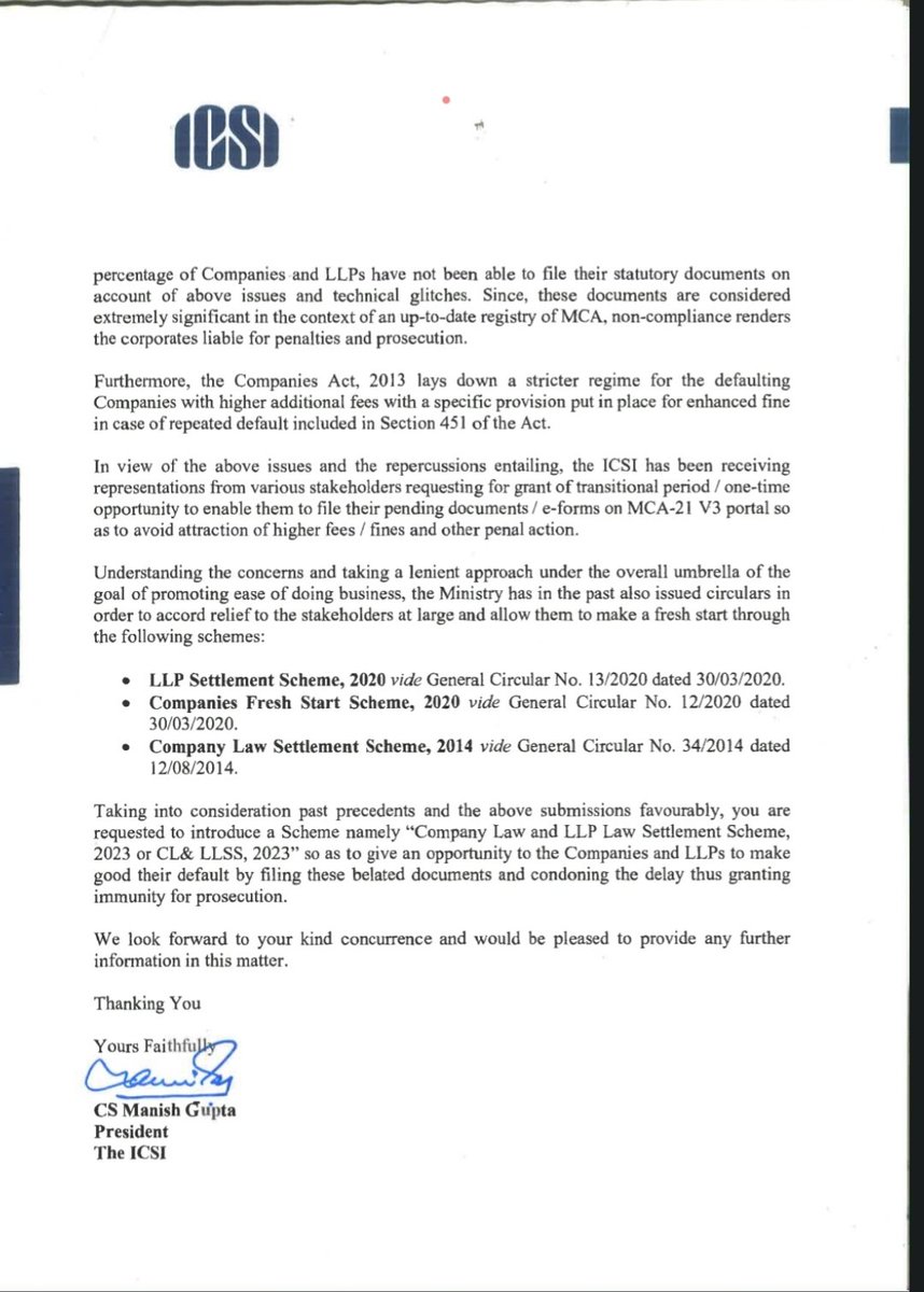 CSKuldeepShukla's tweet image. Please help professionals and MSMEs.
MCA21 website is under ICU condition.
Please bring CFSS scheme urgently as requested by ICSI.