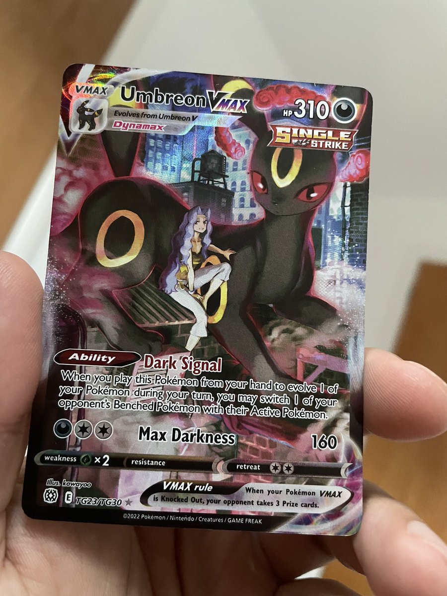 ProjectDeoxys's tweet image. ⚡️Quick One!⚡️

Umbreon Vmax🔥

200 retweets and I’ll draw a winner!

Must follow! Good luck🍀

#Pokemon