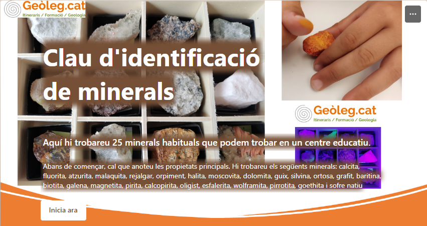 🔴Hola mestres i profes!
Hem creat un recurs gratuït que pensem que us pot ser útil:
Una clau per identificar minerals a l'aula mitjançant les seves propietats.
Ens ajudes a difondre-la?
I si ens invites a un cafè ja serà la bomba!
geoleg.cat/index.php/que-…