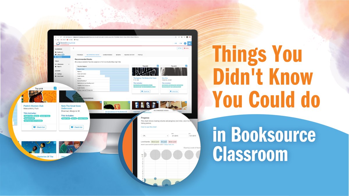 Booksource's tweet photo. From creating custom book lists to generating reports on reading progress, Booksource Classroom has everything you need to make the most of your classroom library. 🙌 #BooksourceClassroom #ClassroomLibrary
https://t.co/pKuw55zeC1 https://t.co/XUfVLrTMB2
