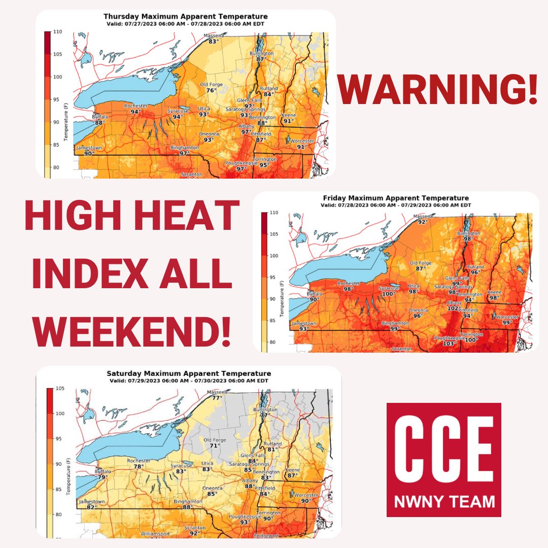 Stay safe out there this weekend 🥵