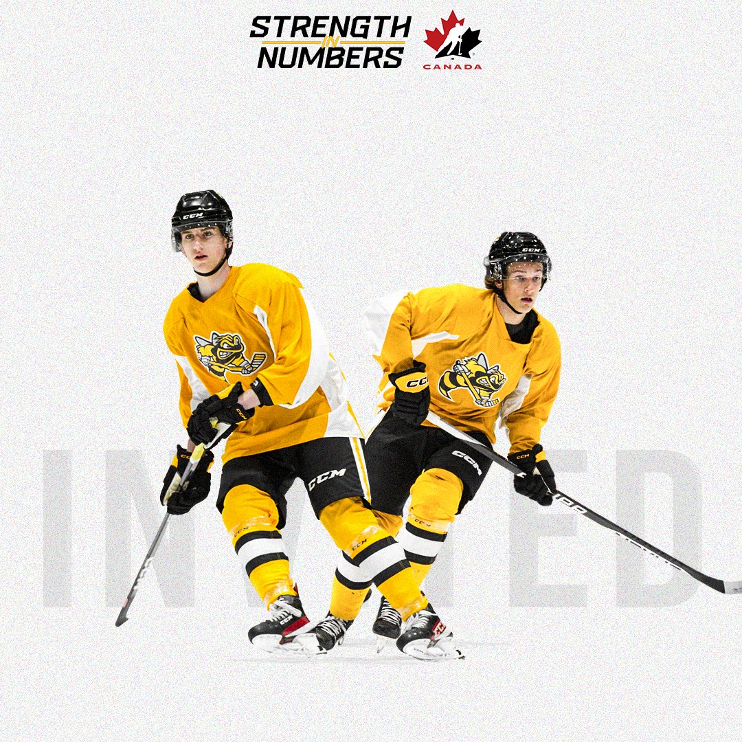Ryan Brown &amp; James Barr have been selected by Hockey Canada to take part in the Program of Excellence summer meetings in preparation for the 2023 World Under-17 Hockey Challenge!

Congratulations boys 👊
 
#StrengthInNumbers | #HockeyCanada