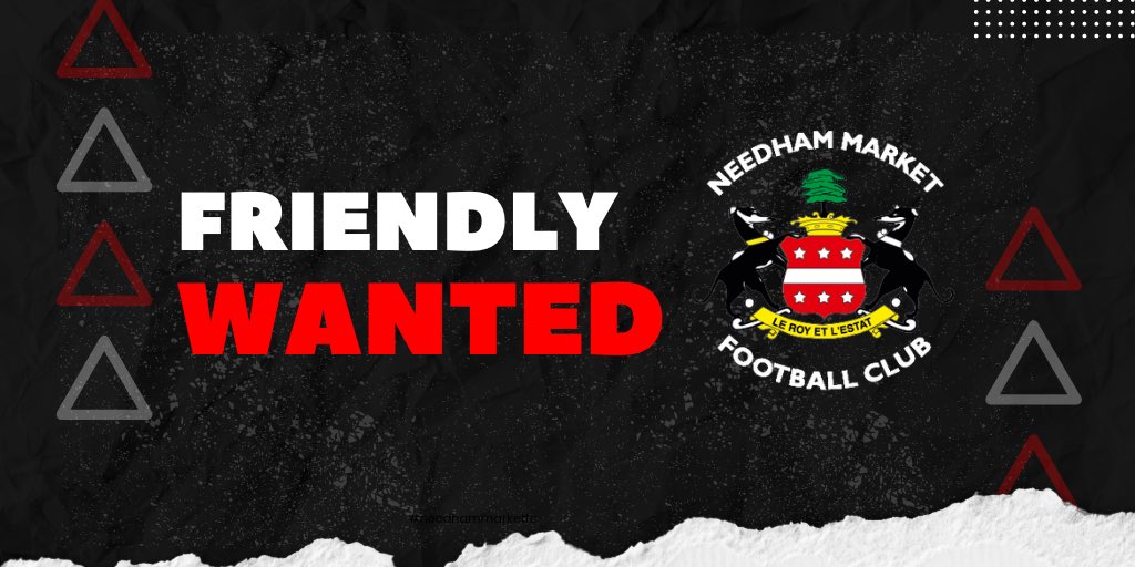 🚨 FRIENDLY WANTED

Our development team are looking for a team to play this Sunday (30th) anyone interested please get in touch we do have a pitch and ref booked ⚽️

#NMFCWomen