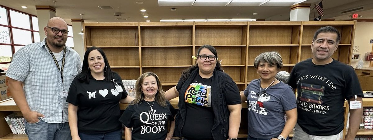 Very excited to start my 6th year as a <a href="/YsletaISD/">Ysleta ISD</a> librarian. Enjoying a great day of learning and collaboration. <a href="/TheParkMS/">Parkland Pre-Engineering Middle School</a> <a href="/YISDLibServices/">YISD Library Services</a> <a href="/JMacias_CI/">Jessica Macias</a> <a href="/karroyos_MS/">Karina Arroyos</a> <a href="/ParklandLibrar1/">Parkland Library</a> <a href="/hanks_library/">Hanks High School Library</a>