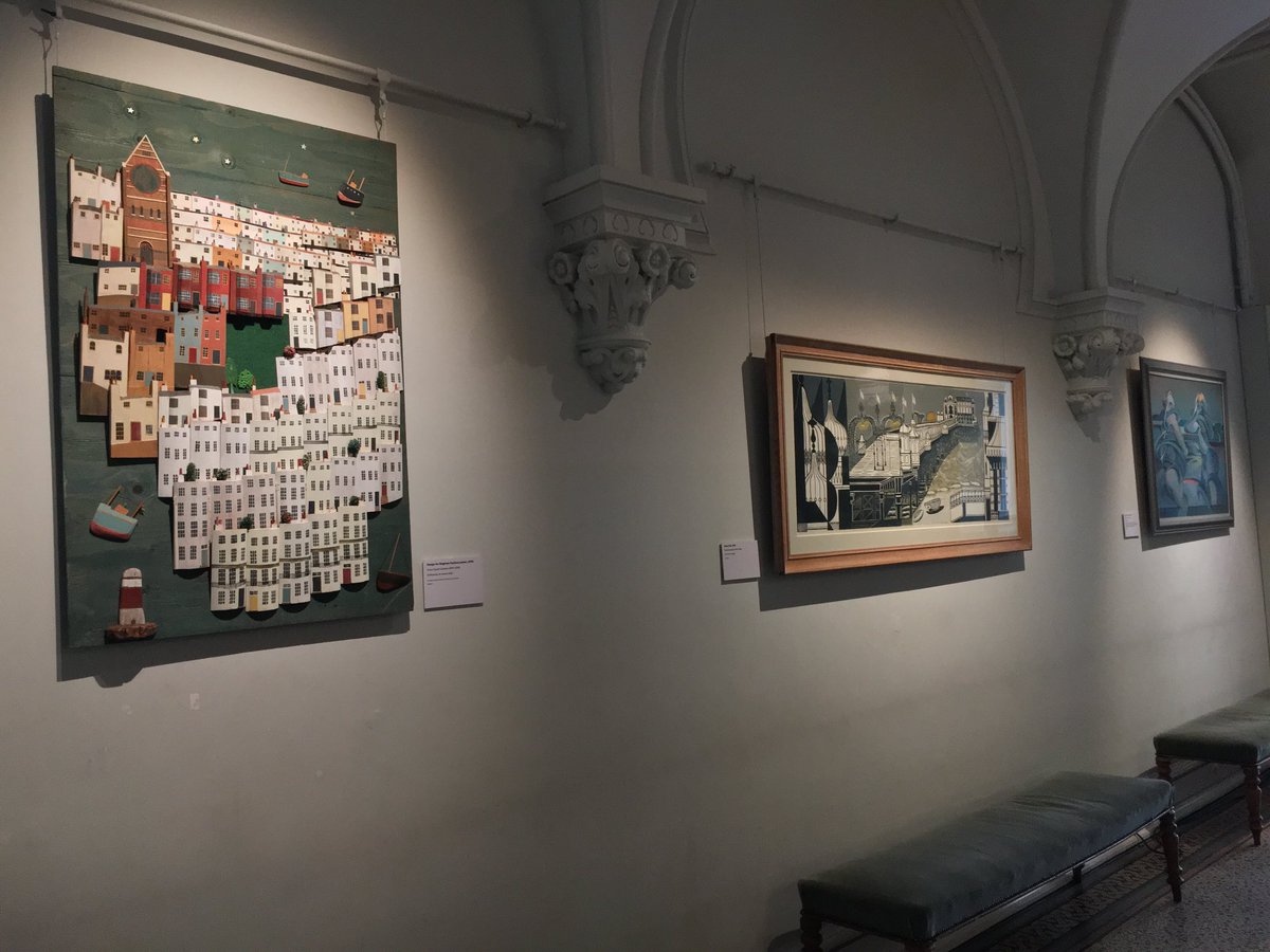 New exhibition of seascapes and seafront paintings from the fine art collection ⁦⁦⁦<a href="/BrightonMuseums/">Brighton Museums</a>⁩ . Victor Stuart Graham’s relief for 1996 ⁦<a href="/brightfest/">Brighton Festival</a>⁩ poster also on  display for the first time.