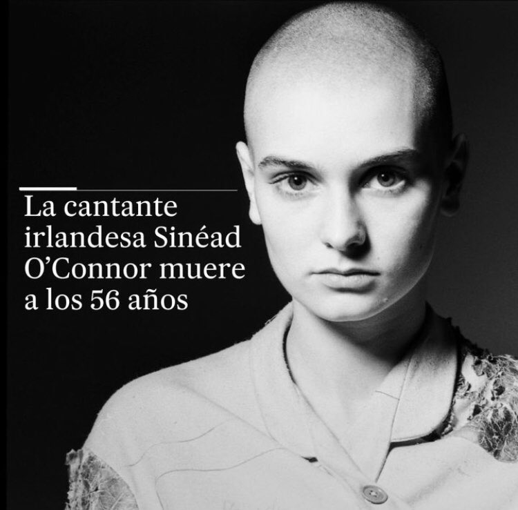 XaviVerdoy's tweet photo. Me encantaba como cantaba esta tía #SineadOConnor 
#mueresineadoconnor https://t.co/AJDP0az5Kg
