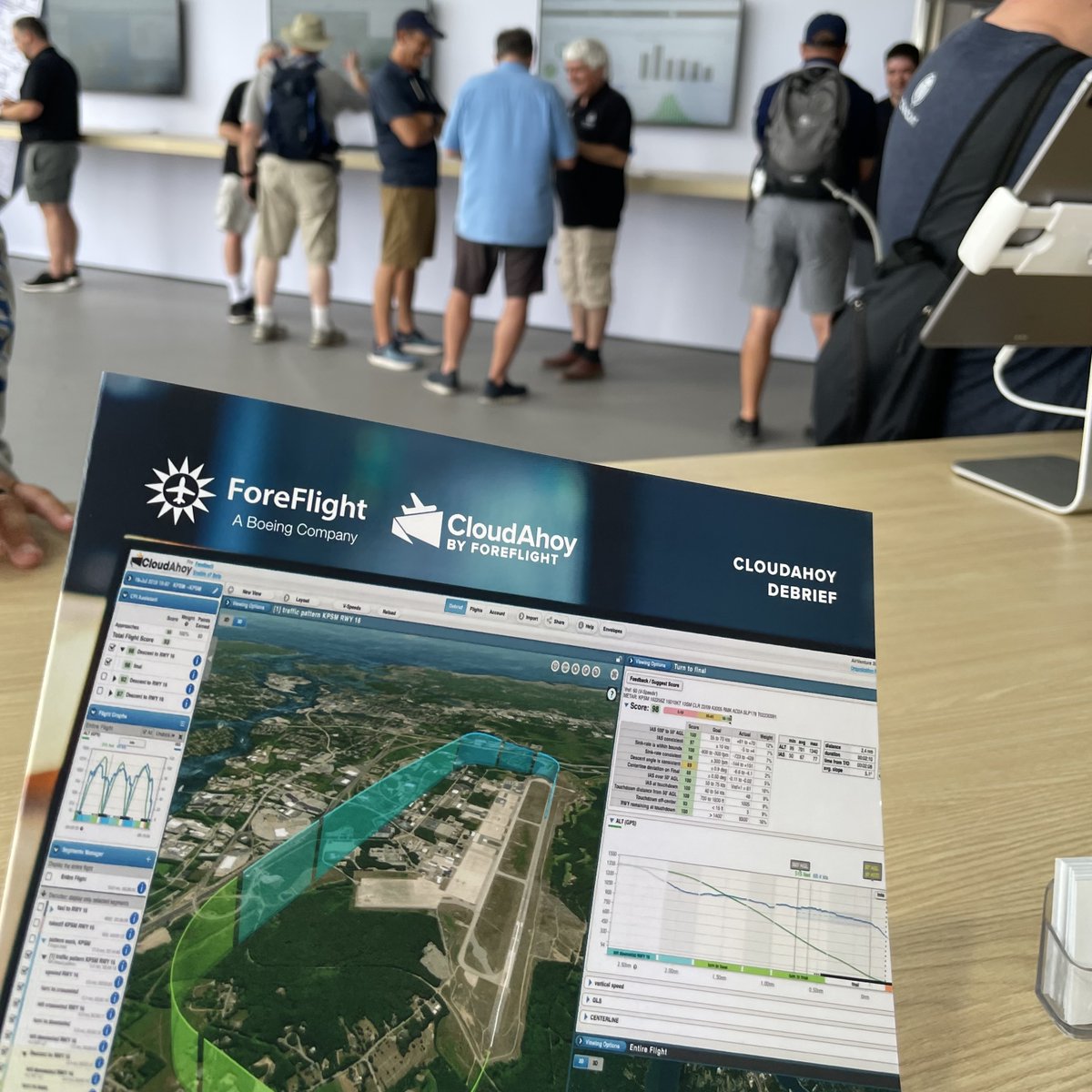 This week, stop by Boeing Pavilion for in-depth demos on the power of flight debriefing with CloudAhoy and to get a 3 month free trial! @CloudAhoy #OSH23