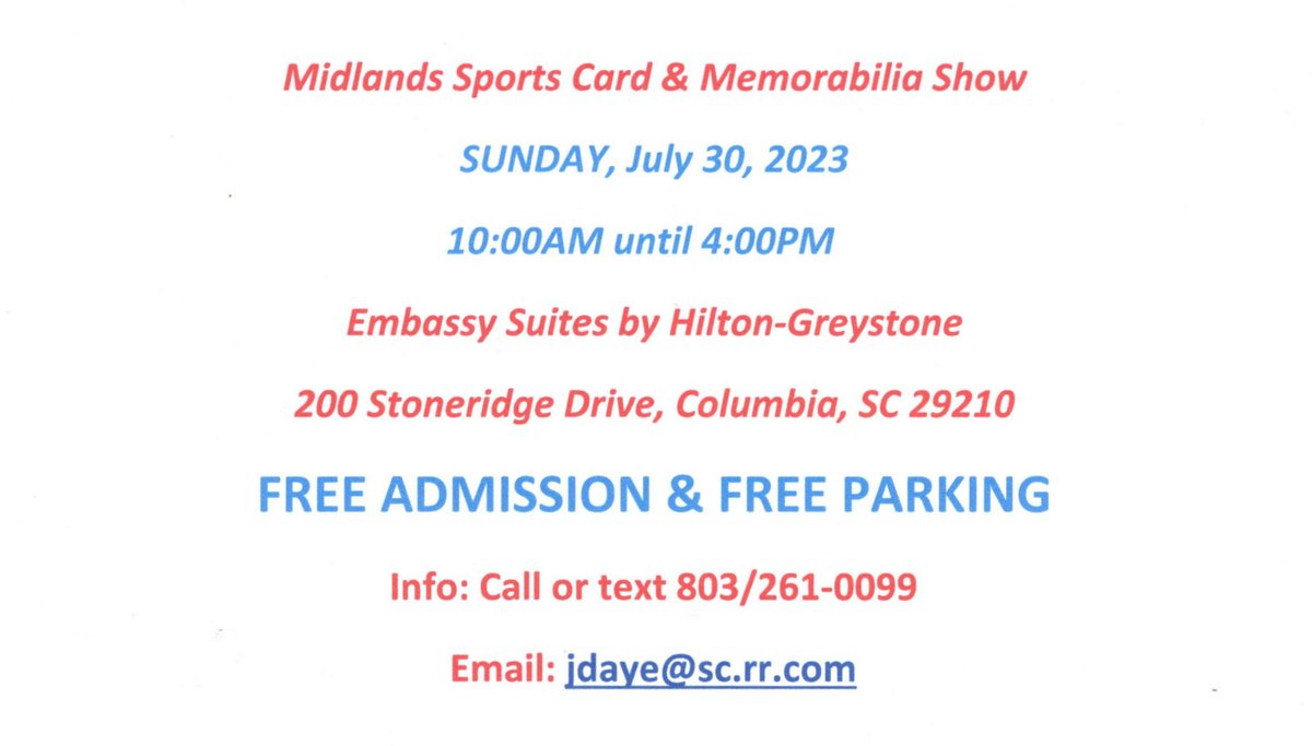 gridcoach's tweet photo. Our next card show in Columbia: https://t.co/1g5HMOjFNt