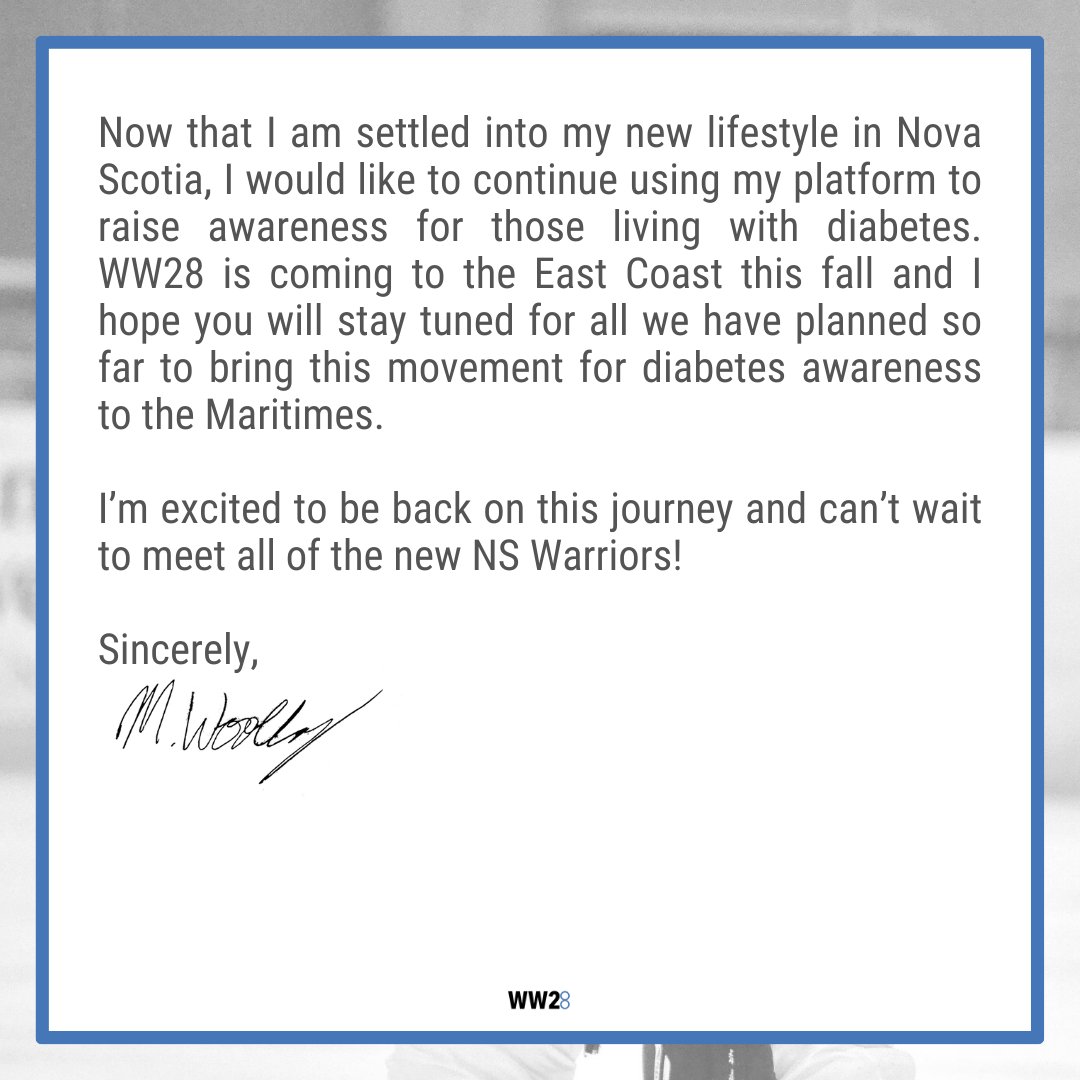 ✍️ A message to #WW28 supporters, from Mark Woolley:

<a href="/woolbanger20x/">Mark Woolley</a> | <a href="/StFXAthletics/">StFX Athletics</a>