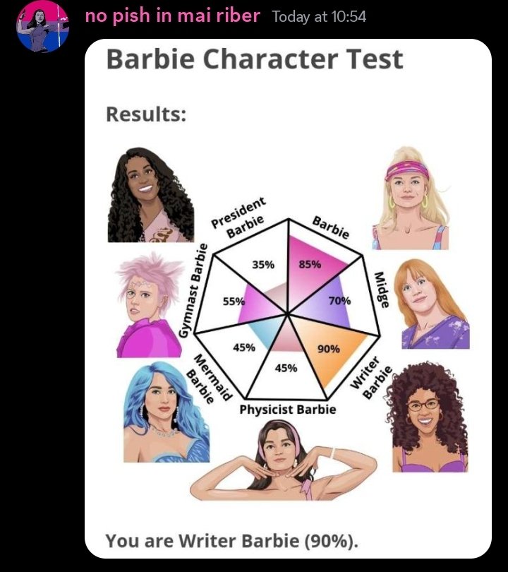 TheSaberbs's tweet photo. We are all Writer Barbie 🫱🏻‍🫲🏼 https://t.co/OXxpju63mF