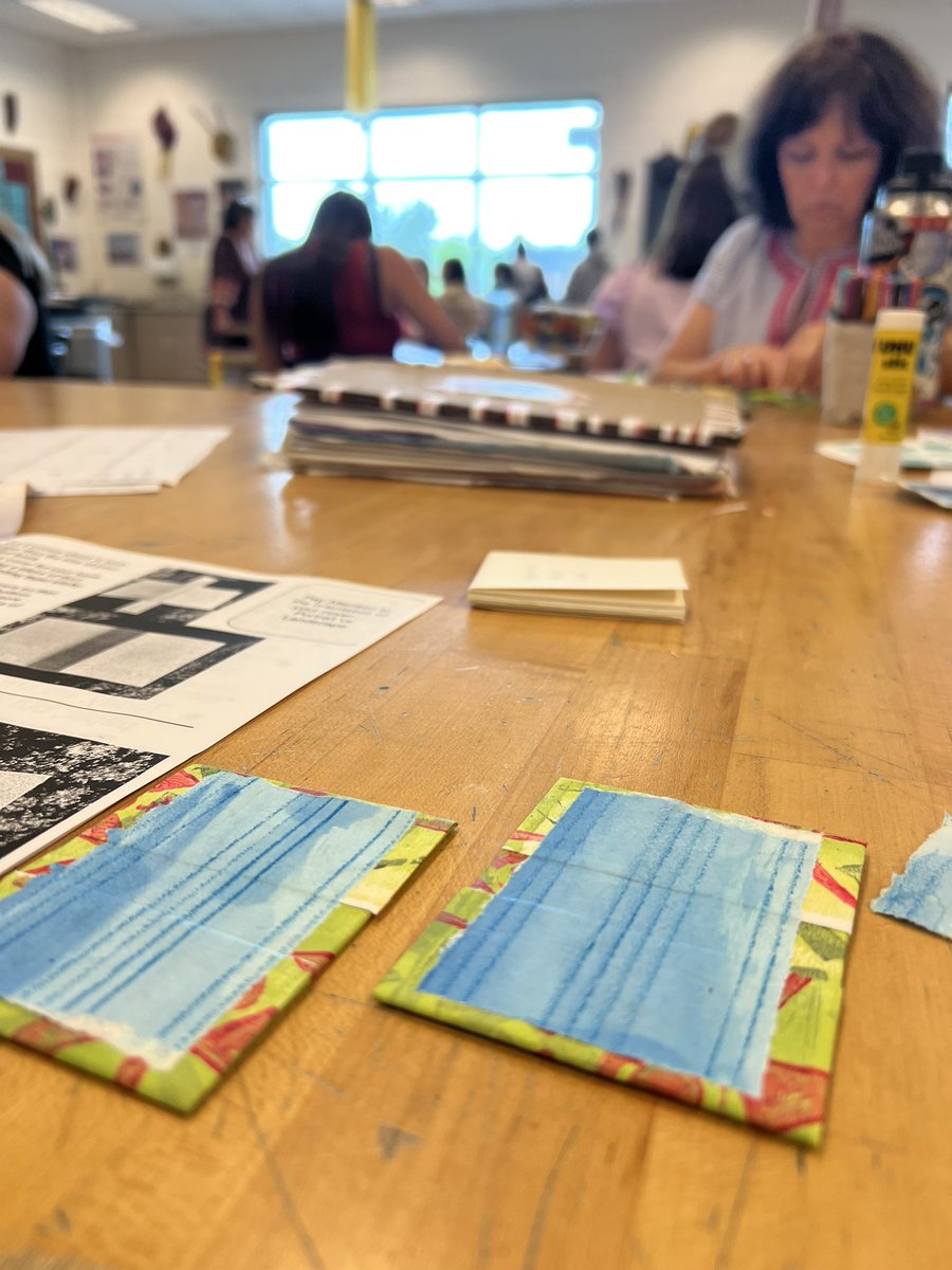 Lots of fun learning, collaborating with colleagues and creating at our district Visual Arts PL meetings. 
#artbylevar #cobbartrocks #engagecobb #cobbartteacherscreate #levarrobinson